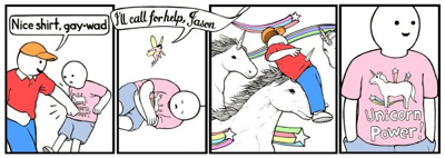 Unicorn Power Comic