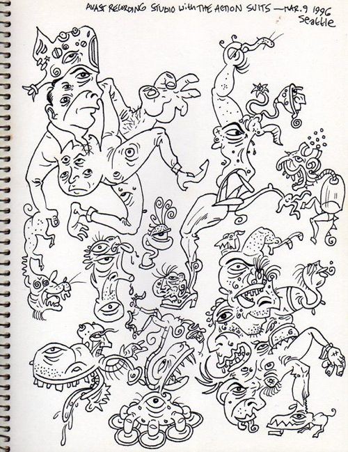 Drawings On Notebook