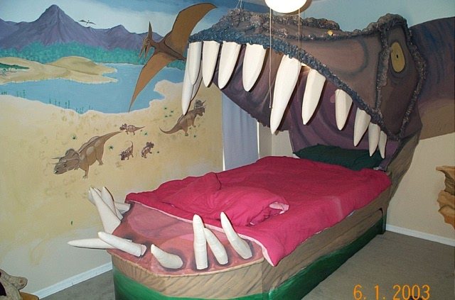 dinosaur twin bed