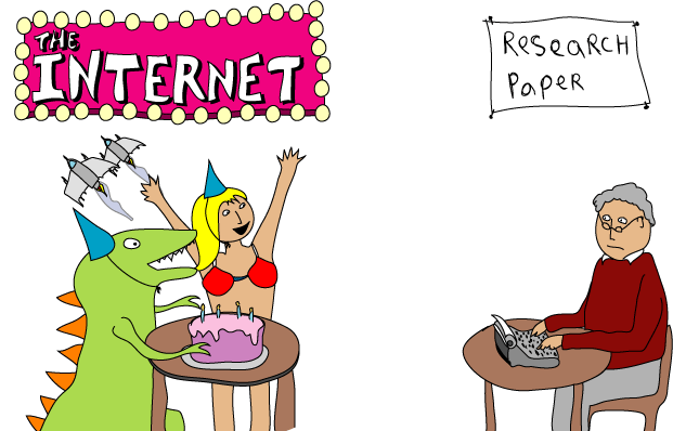 The Internet vs. The Research Paper