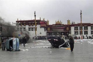 Violence in Lhasa, BoingBoing