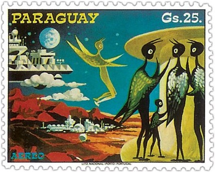 Stamp: Myths and Legends - Luisón (Paraguay(América UPAEP) Mi:PY 5136,Sn:PY  2935d,Yt:PY 3090,WAD:PY011.12