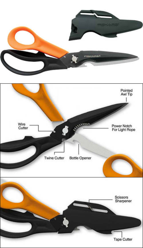 Fiskars Folding Scissors Sharpener Small Scissors Fiskars 