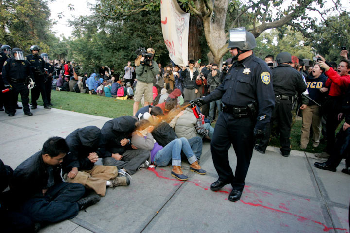 uc davis pepper spray video