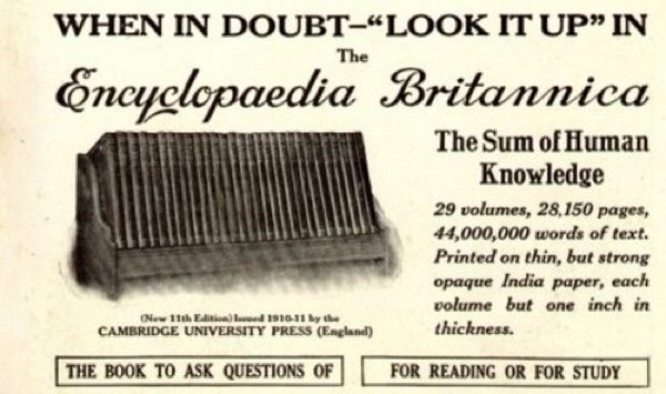 Encyclopedia Britannica done with books - Boing Boing