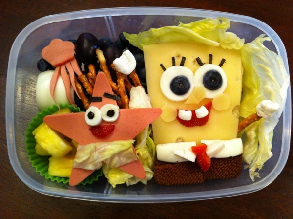 bekal makanan sponge bobs