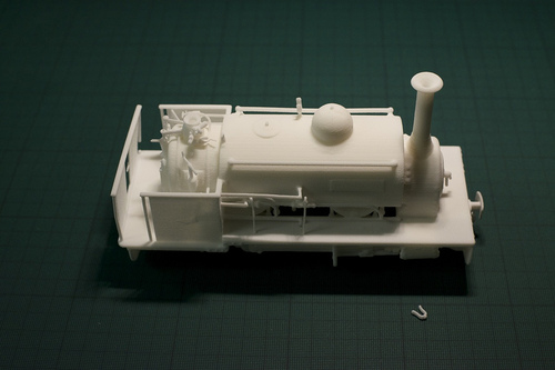 3D printed railroad engine model kits made from insanely hi-rez scans 