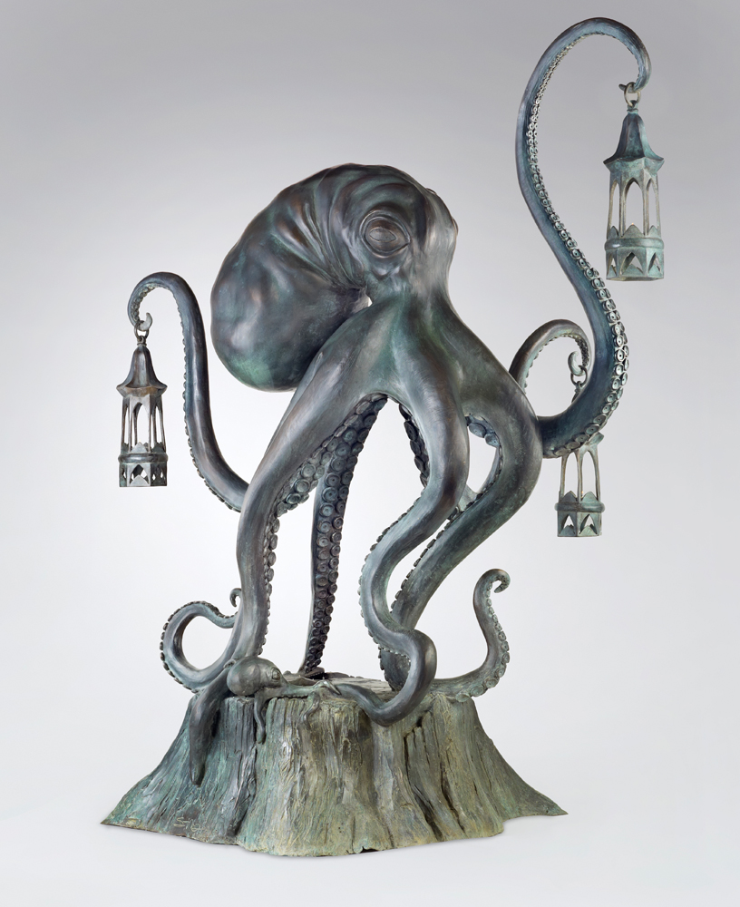 Walktopus: 5' Tall Bronze - Boing Boing