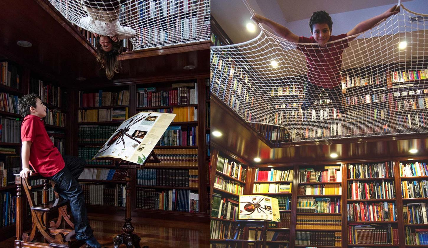Reading net creates a kids' level in a library - Boing Boing