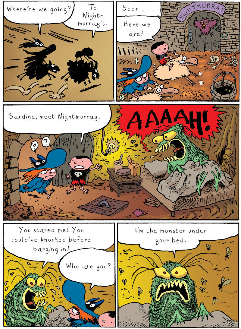 Sardine in Outer Space anarchic kids' science fiction comic Boing Boing