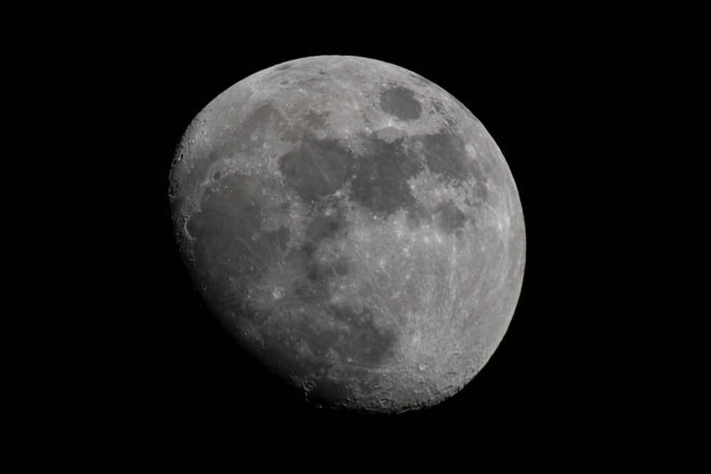 Here is the moon tonight. Boing Boing