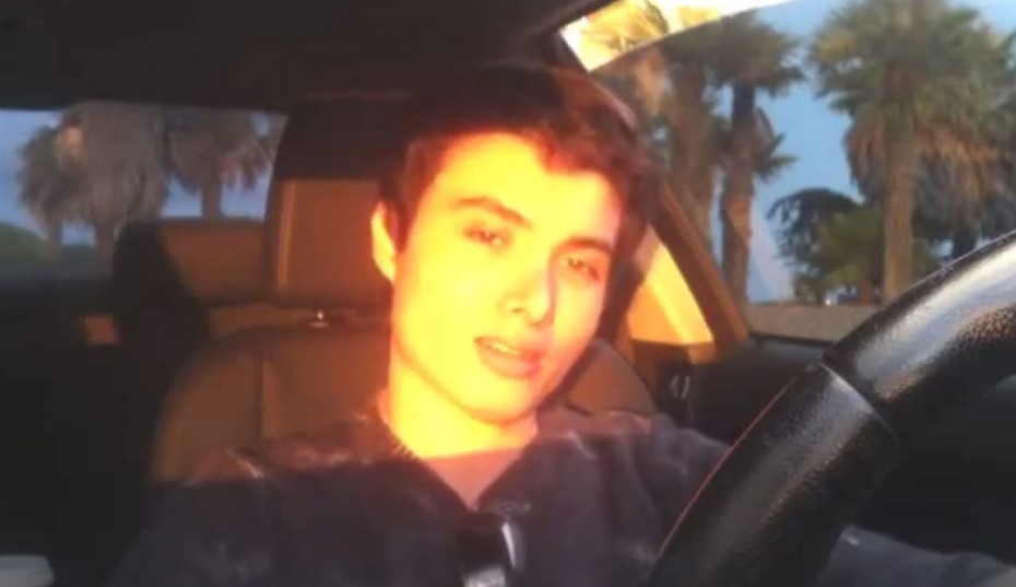 Still from a video attributed to the suspect in a rampage shooting in the Isla Vista area near Santa Barbara.