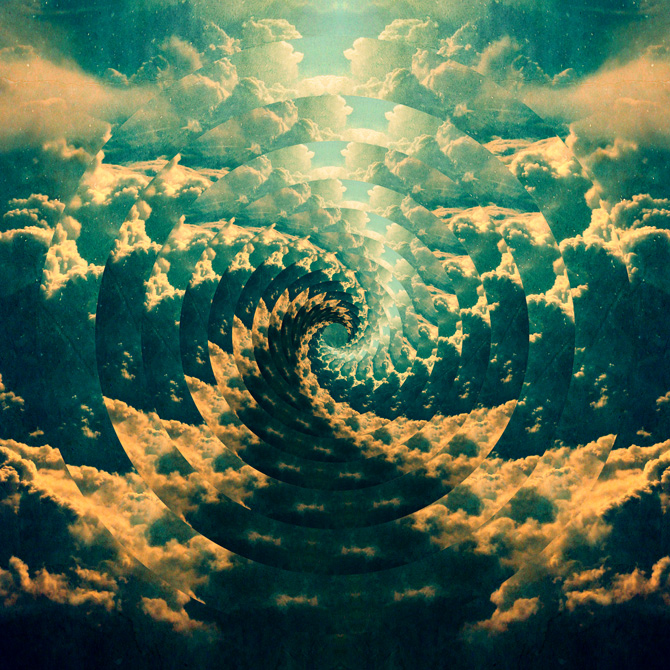 Leif Podhajsky: Fibonacci Vortex, Mixed Media, 2012