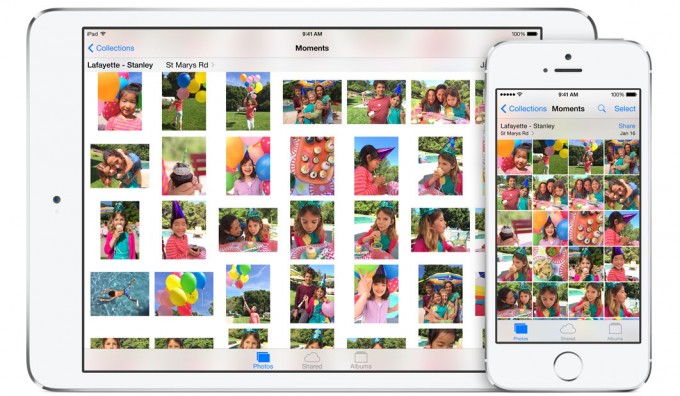 Apple's Photos app for iOS8.