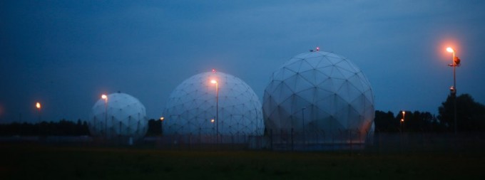 A general view of the large former monitoring base of the U.S. intelligence organization National Security Agency (NSA) during break of dawn in Bad Aibling south of Munich, July 11, 2013. Chancellor Angela Merkel has defended Germany's cooperation with U.S. intelligence, dismissing comparisons of its techniques to those used in communist East Germany in an attempt to ease tensions a day before talks on the thorny issue in Washington. REUTERS/Michael Dalder