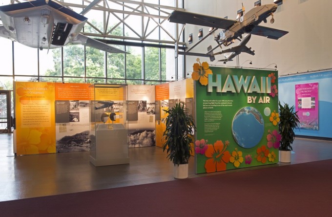 The exhibition, "Hawaii by Air," will open at the National Air and Space Museum in Washington, D.C. July 25 and will be on view for one year.