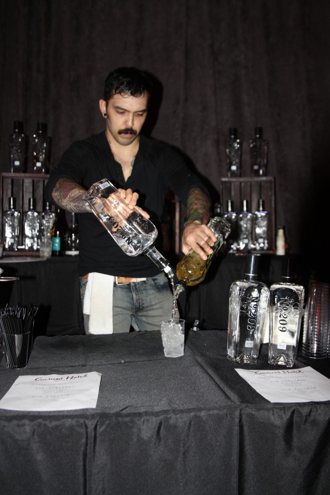 Fancy cocktails.