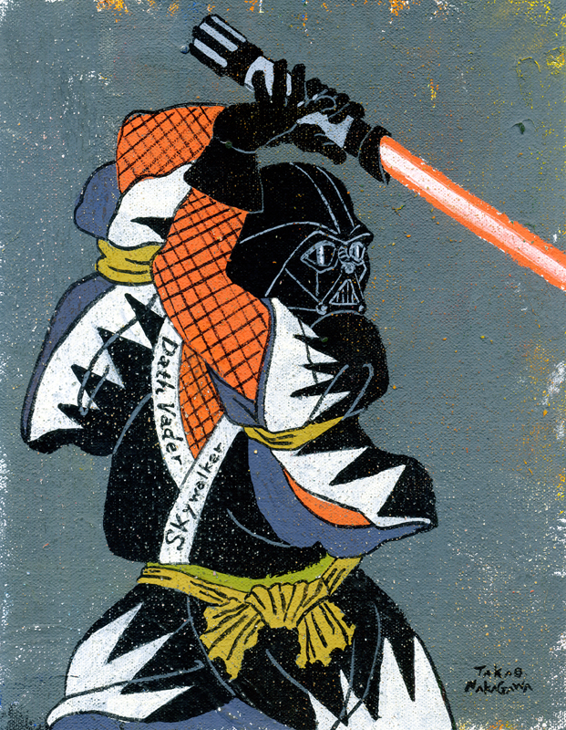 Takao Nakagawa, Ukiyoe Character series 7: STAR WARS Darth Vader," 2014