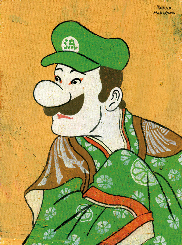 Ukiyoe Character series 27 “Super Mario Bros”, 2014
