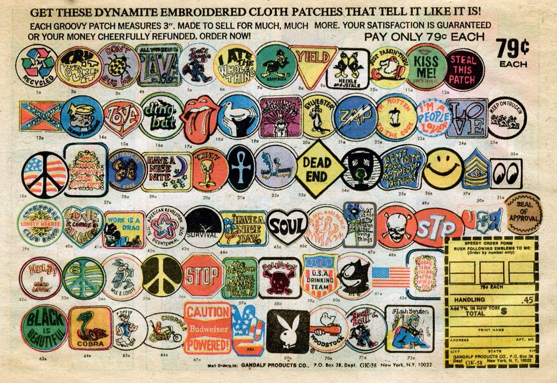 Embroidered Patches, Old School Embroidered Patches for Garments