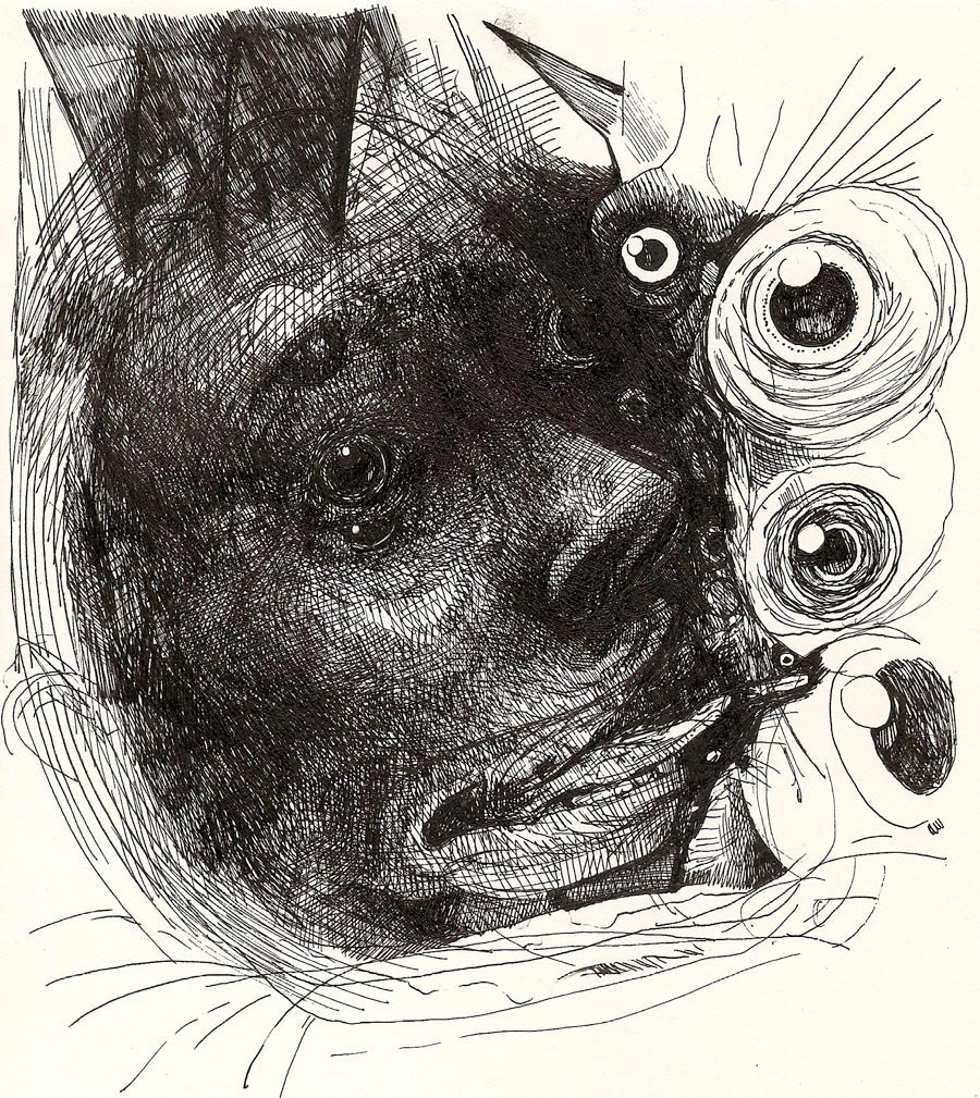 Dark drawings by Kristofer Porter Boing Boing