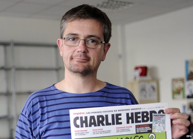 Charlie Hebdo editor "Charb," killed in the terrorist attack.