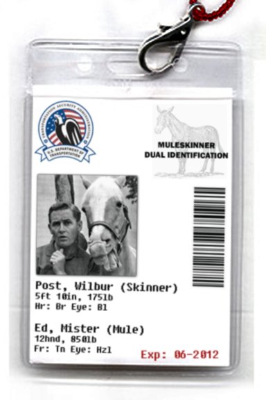 Mule-driver TSA ID card contest is off and running - Boing Boing