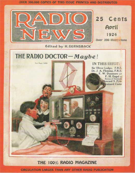 Doctor consults a child via AV media.