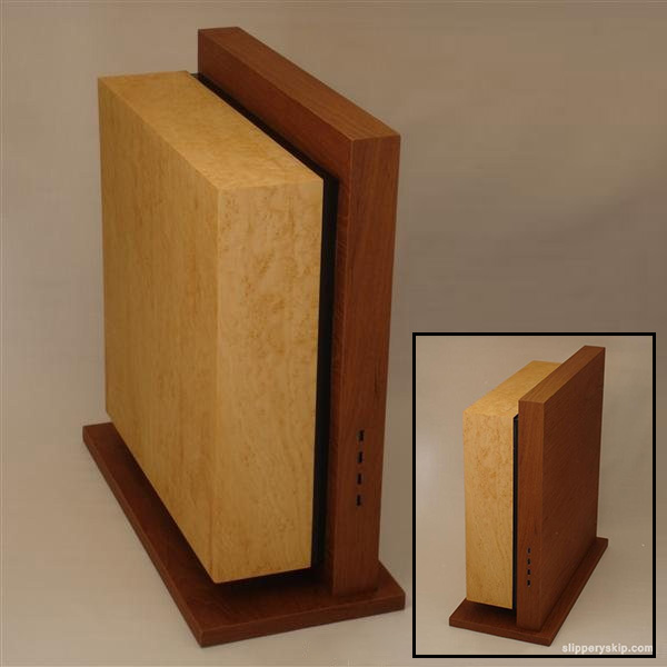 Minimalist wooden pc case boing boing for Case minimal design