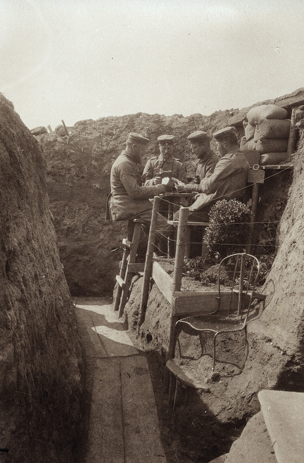 Unseen World War I photos: German Trenches / Boing Boing