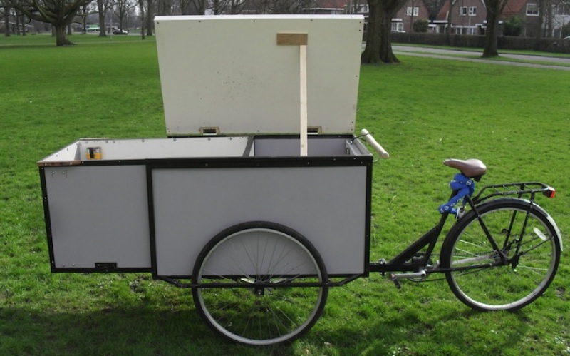 Bikecamper: bicycle with sleeping box - Boing Boing