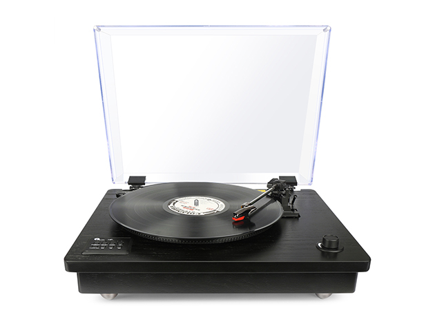 Vinyl Goes Digital With The Belt Driven Bluetooth Turntable – Now 32% ...