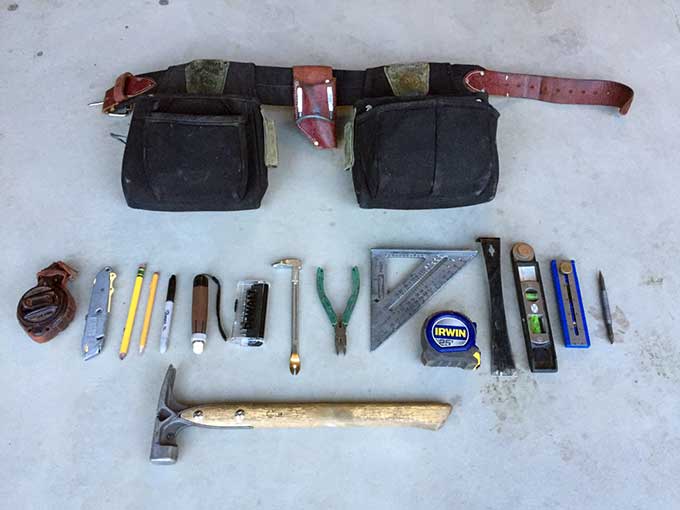 carpenter tool belt
