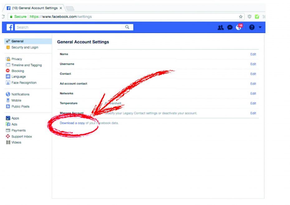 How To Download And Save Your Facebook Data Before Deleting - Boing Boing