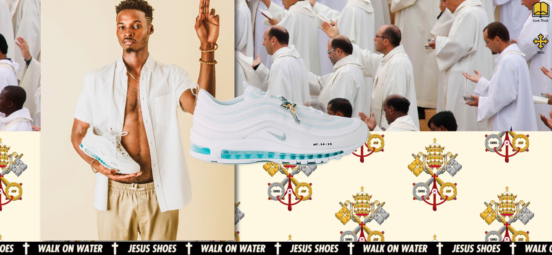 nike with holy water