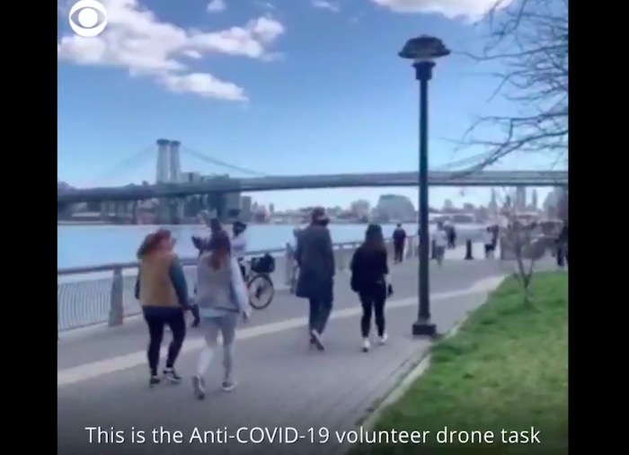 Mysterious Drone Flies Over New York Park Warning People To "maintain A ...