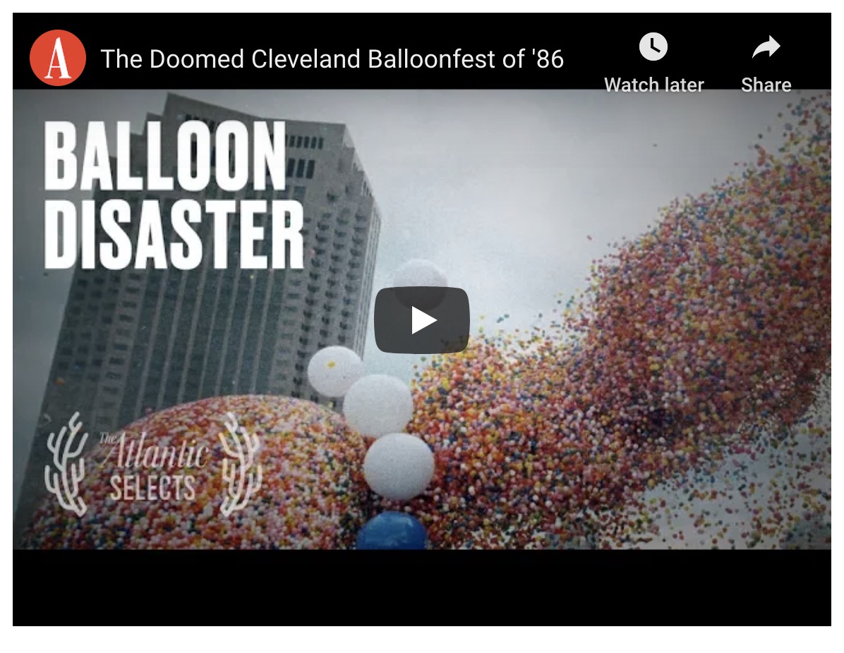 The Tragic Cleveland Balloon Release Disaster Of 1986 Presented In A ...