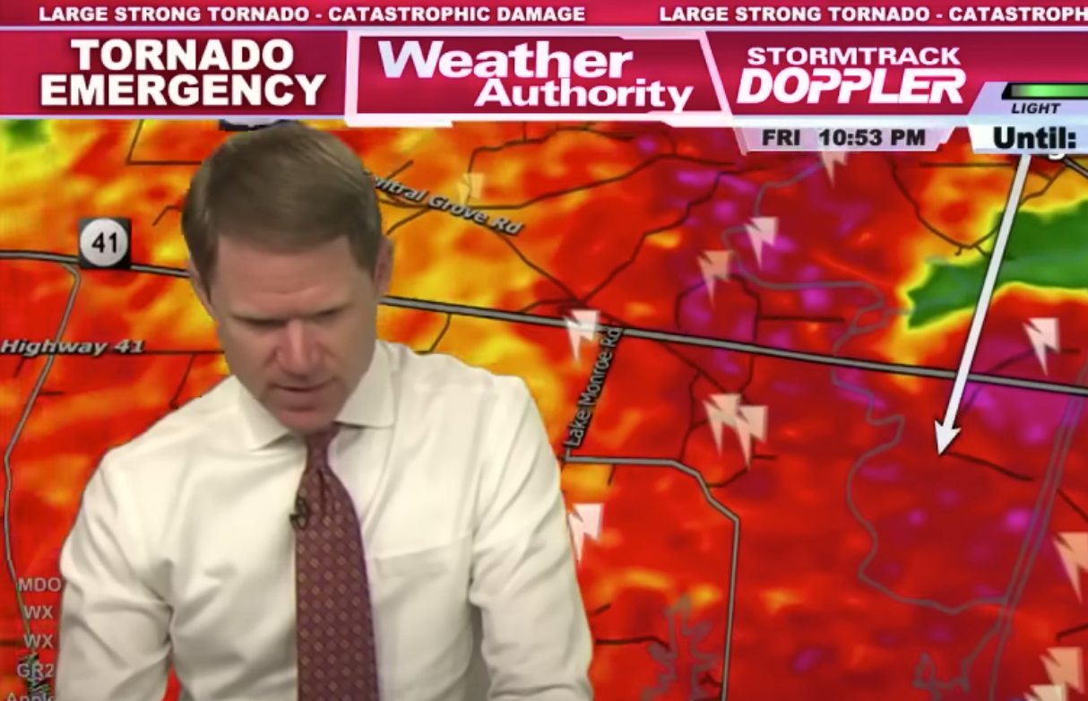 Weatherman Prays On Air As Deadly Tornado Hits Mississippi (video ...