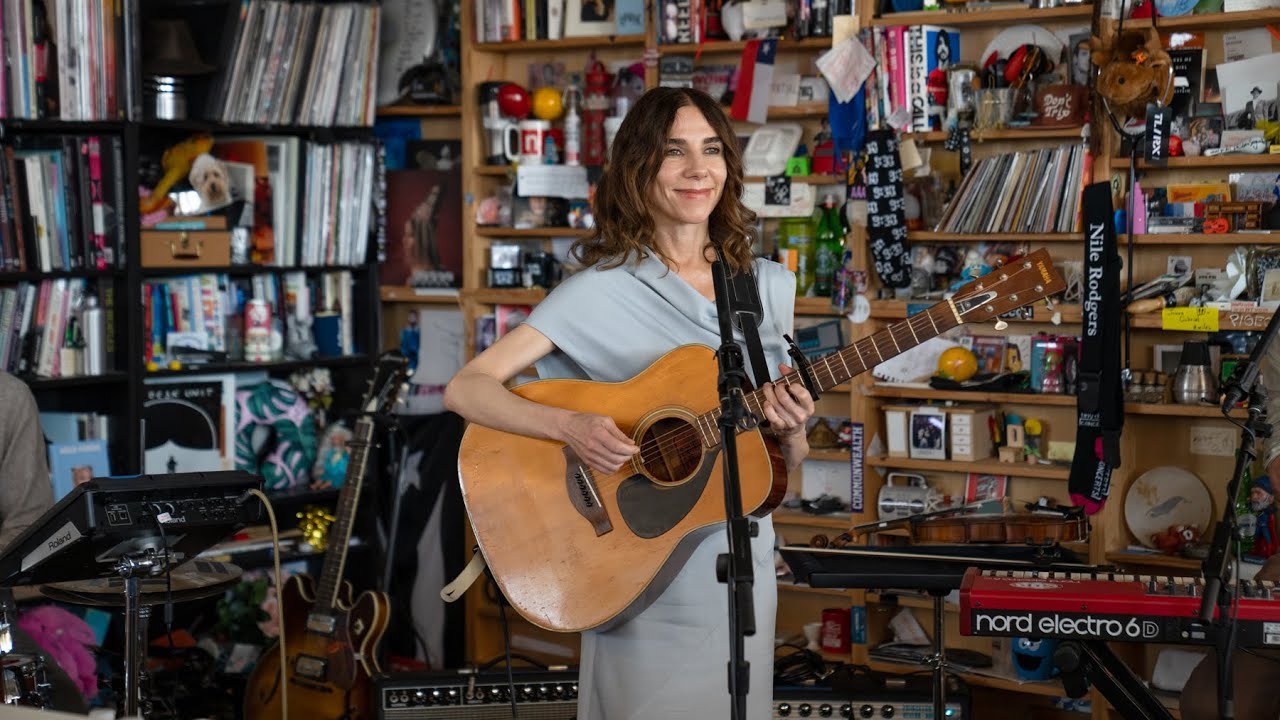 PJ Harvey plays a beautiful Tiny Desk Concert of her newest songs plus one 