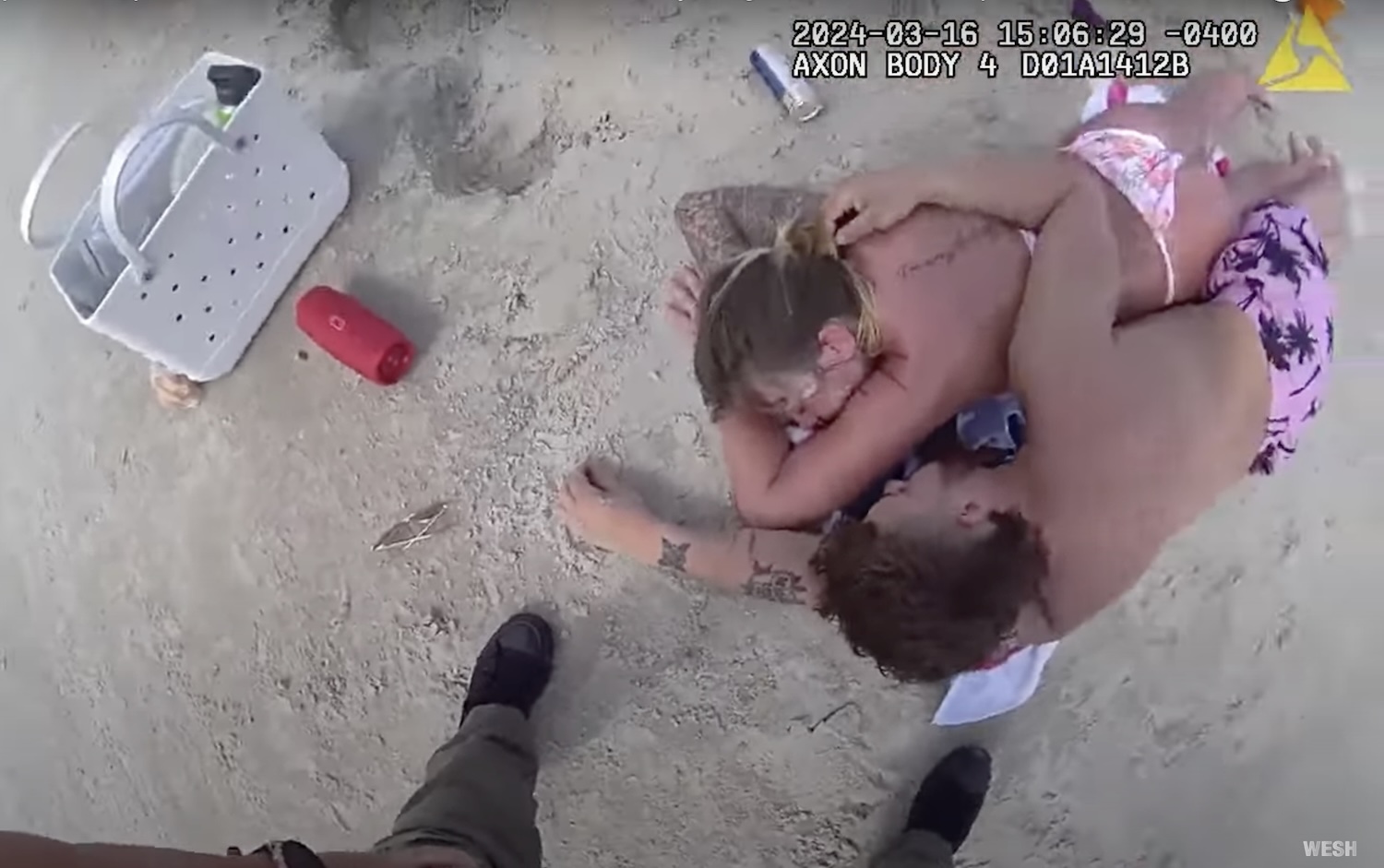 Couple gets so drunk on Florida beach, they lose their kids (video)