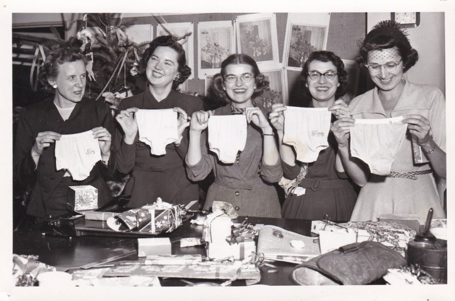 Vintage photos of people posing proudly with their underpants