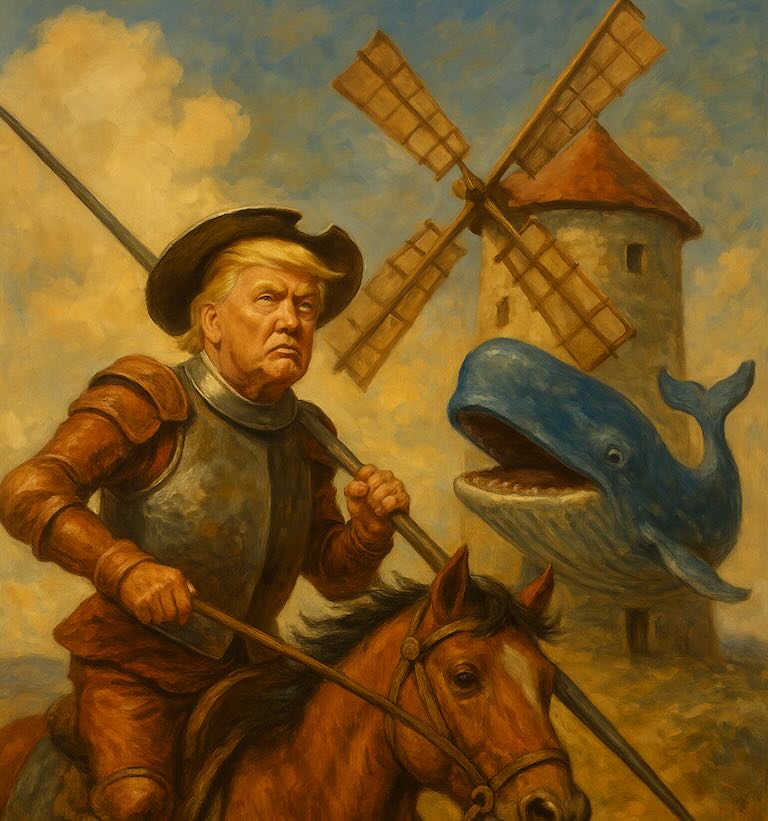 Trump still thinks wind farms are killing whales