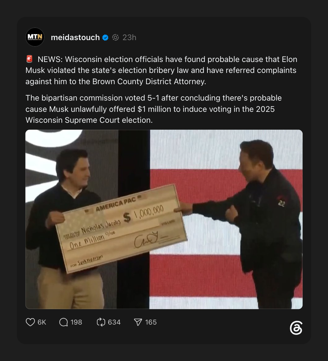 Elon Musk's legal problems have gone international, so naturally he's doing politics